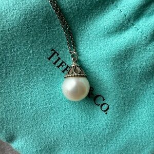 Tiffany & Co. Ziegfeld Pearl Sterling Silver Necklace